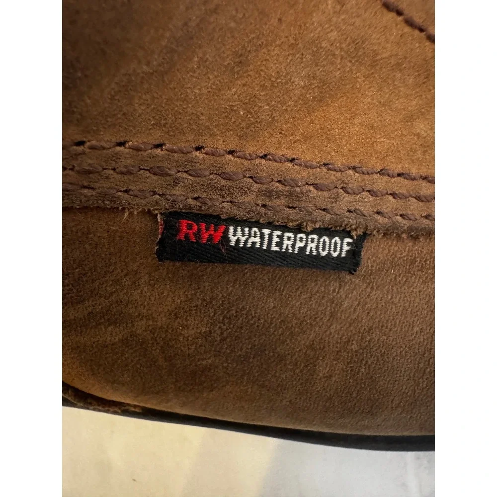 Red Wing 435 King Toe Mens 13 E2 Brown Leather Waterproof EH Work Boots